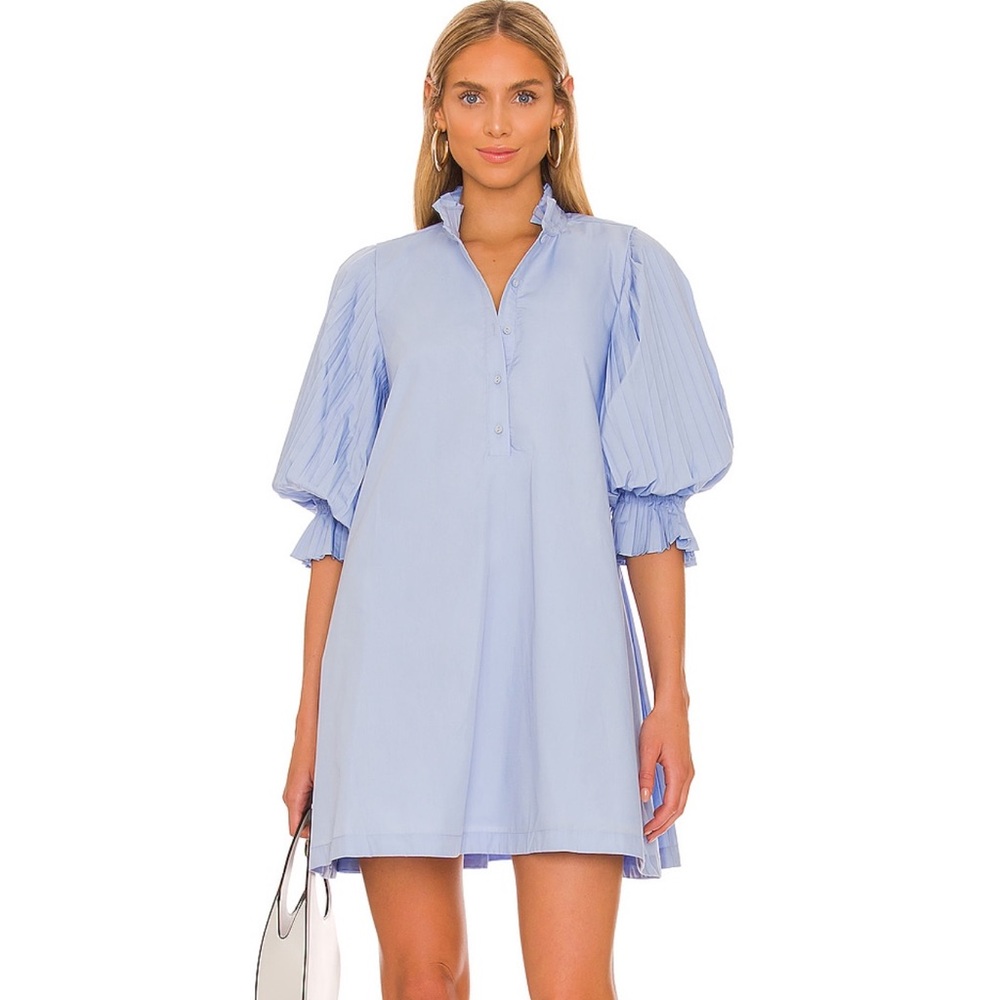 Sovere Focus Pleat Smock Mini Dress